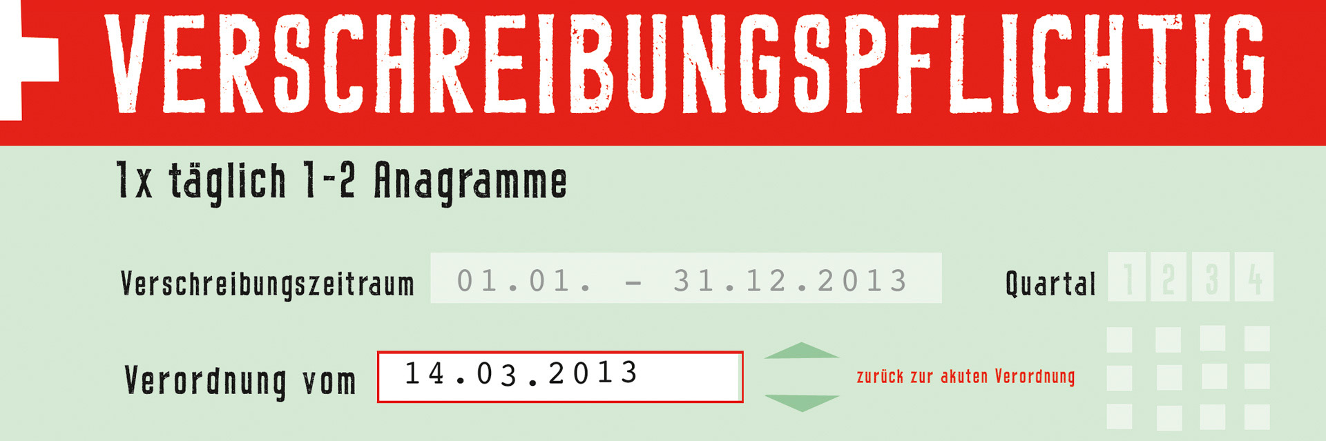 VERSCHREIBUNGSPFLICHTIG Ausschnitt