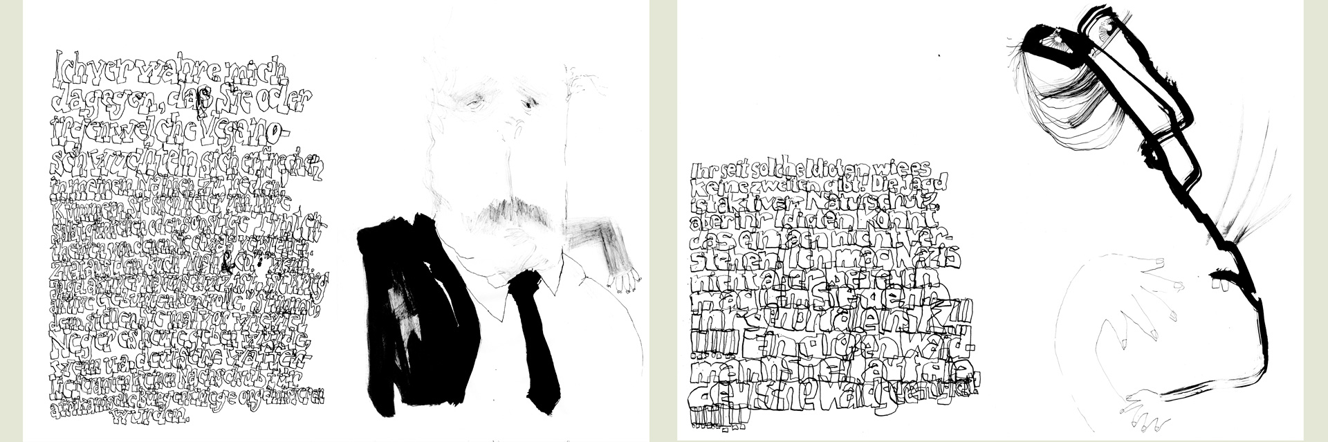 Jäger:innenlatein Text & Bild Beispiele