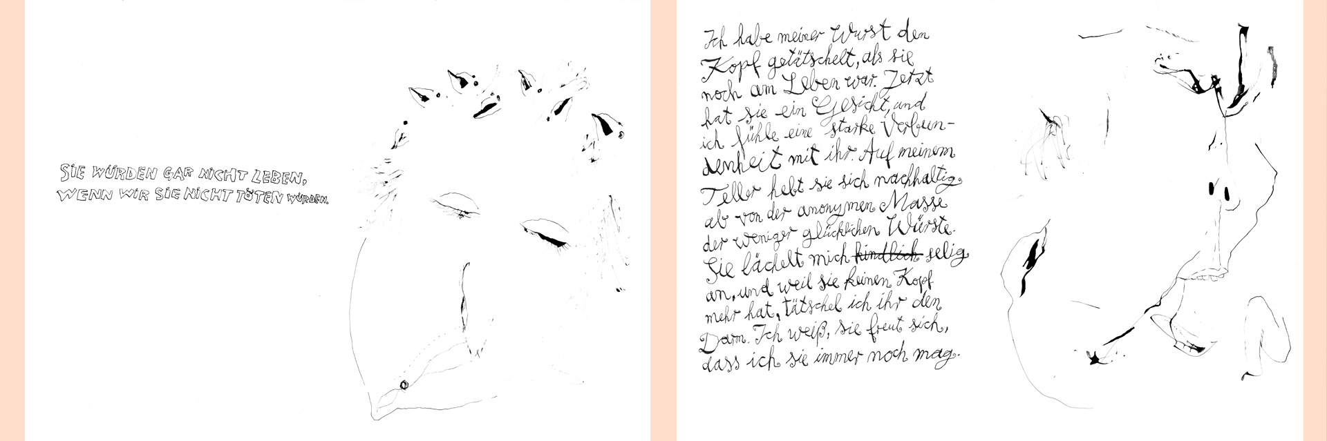 schönreden Text & Zeichnung, 2 Motive