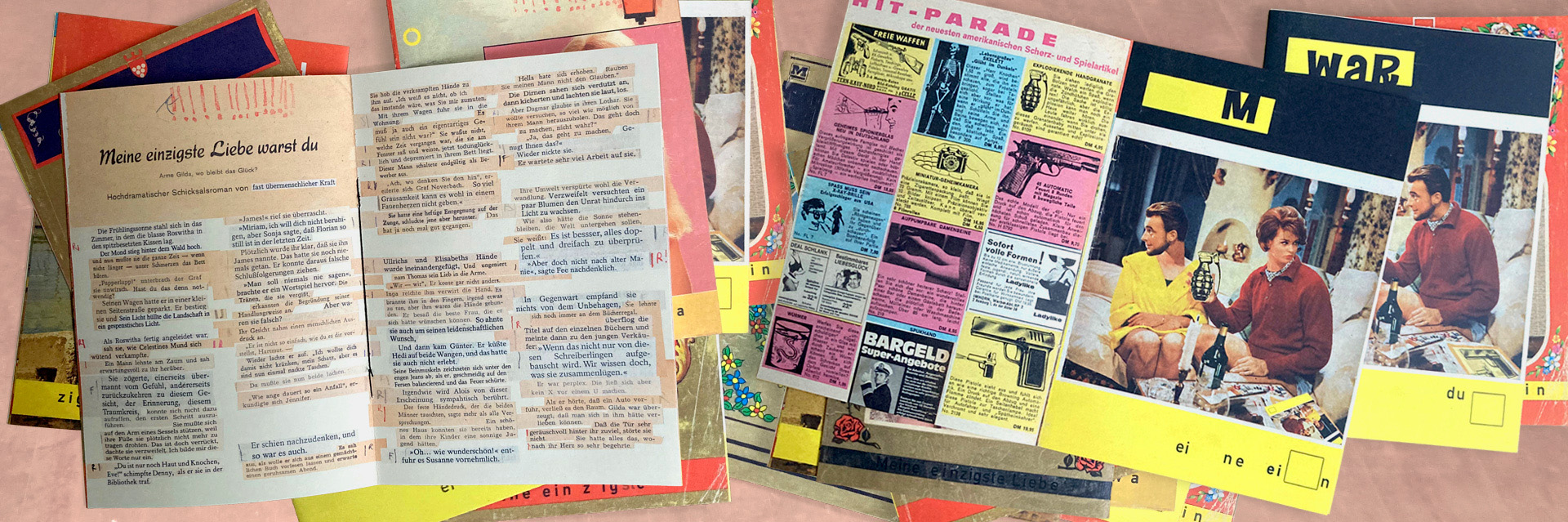 Liebesromantextcollage „Meine einzigste Liebe warst du“ edition